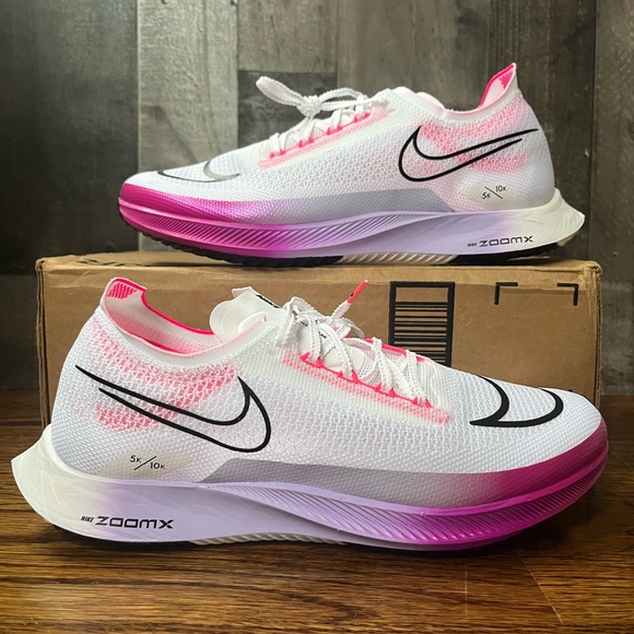 Nike ZoomX Streakfly White Vivid Grape Purple Agate Men Sz